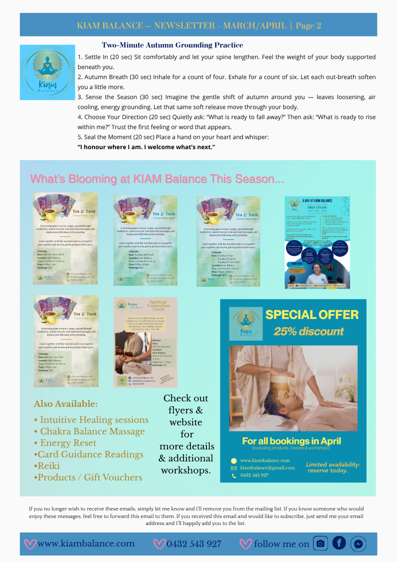 NEWSLETTER - MARCH-APRIL 2026 - Edition 3 2