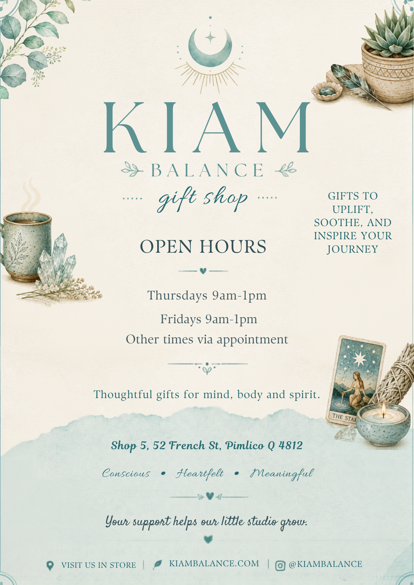 Kiam Balance Gift Shop Flyer